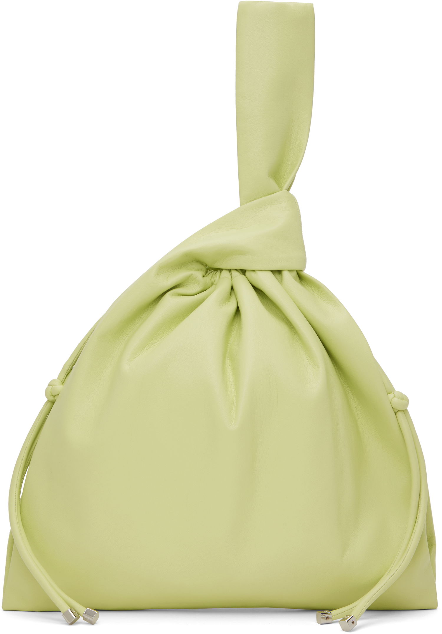Kabelka Nanushka Drawstring Vegan Leather Pouch Zelené | NW24FWBT11963, 0