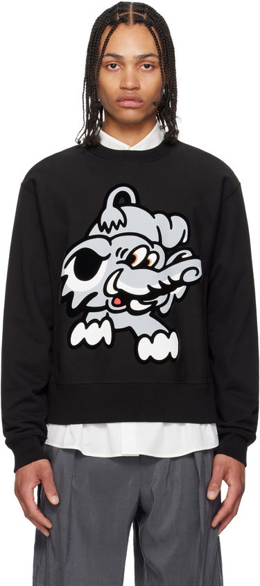 Sveter KENZO Kenzo Paris VERDY Edition Cotton Sweatshirt Čierna | FF55SW2684MC, 0