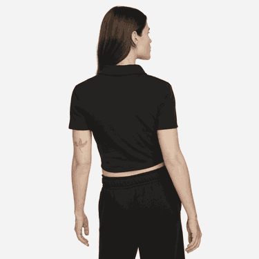 Polo tričko Nike Sportswear Essential Polo Shirt Čierna | DV7884-010, 3