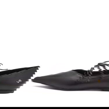 Tenisky a topánky Anine Bing Nikki Black Leather Flats Čierna | A-14-0201-000, 1