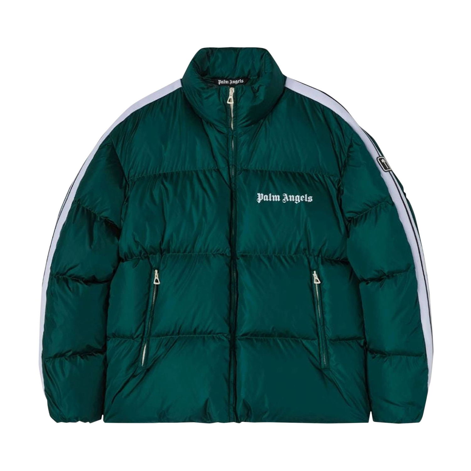 Prešívaná bunda Palm Angels Classic Track Down Jacket Zelené | PMED019F22FAB0015501, 1