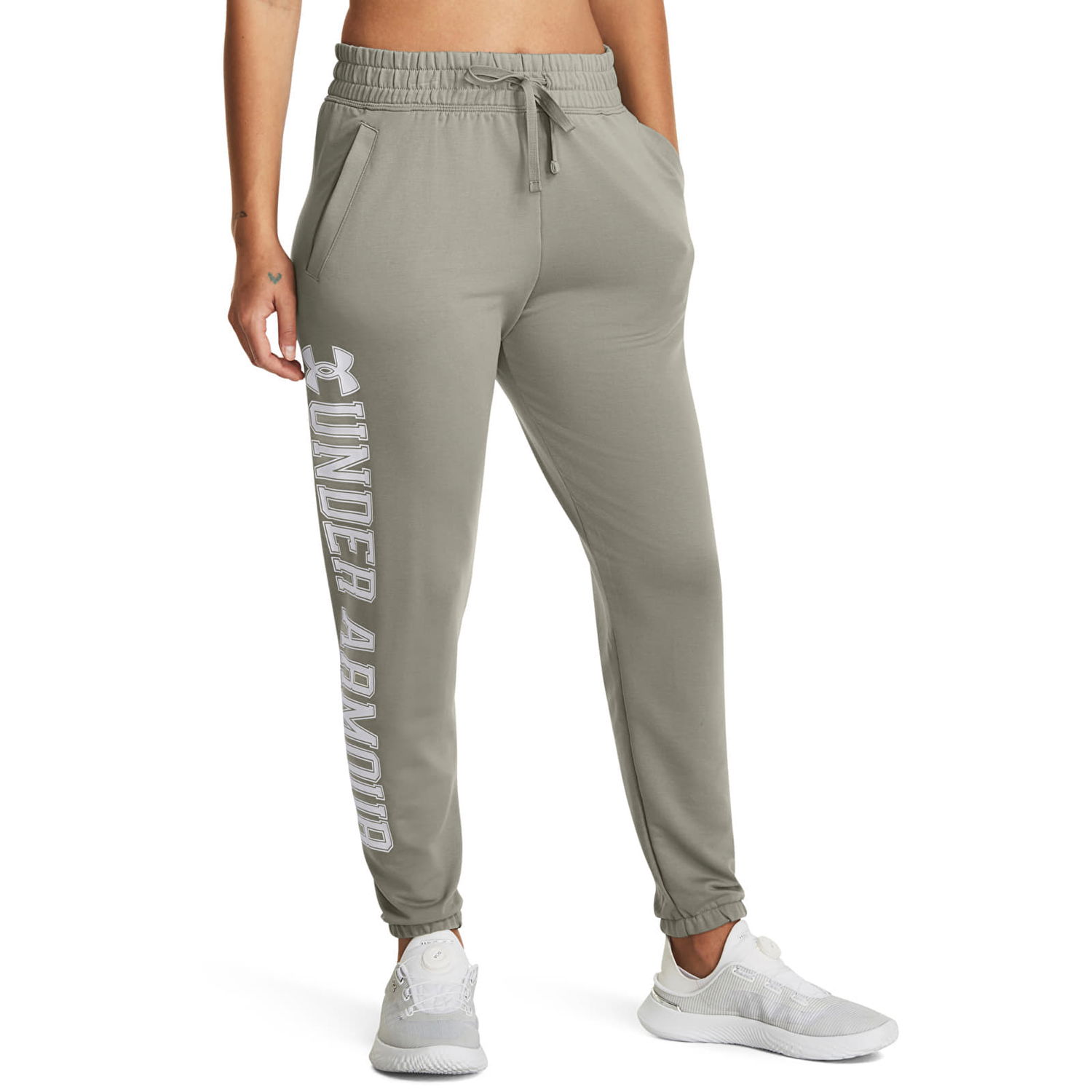 Tepláky Under Armour Rival Terry Graphic Jogr Grove Green Zelené | 1379437-504, 0