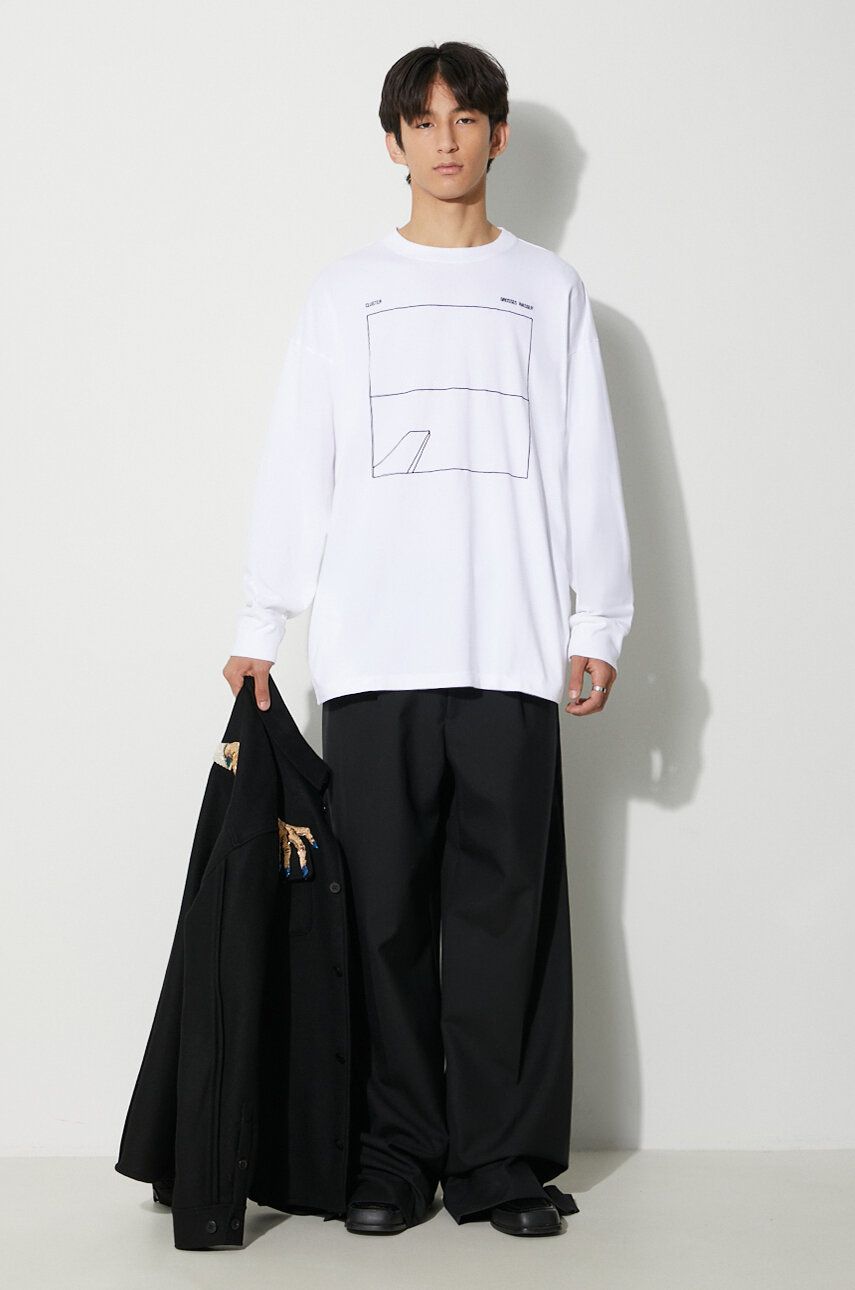 Tričko UNDERCOVER Sweatshirt Long Sleeve Biela | UC2C4807.2, 1