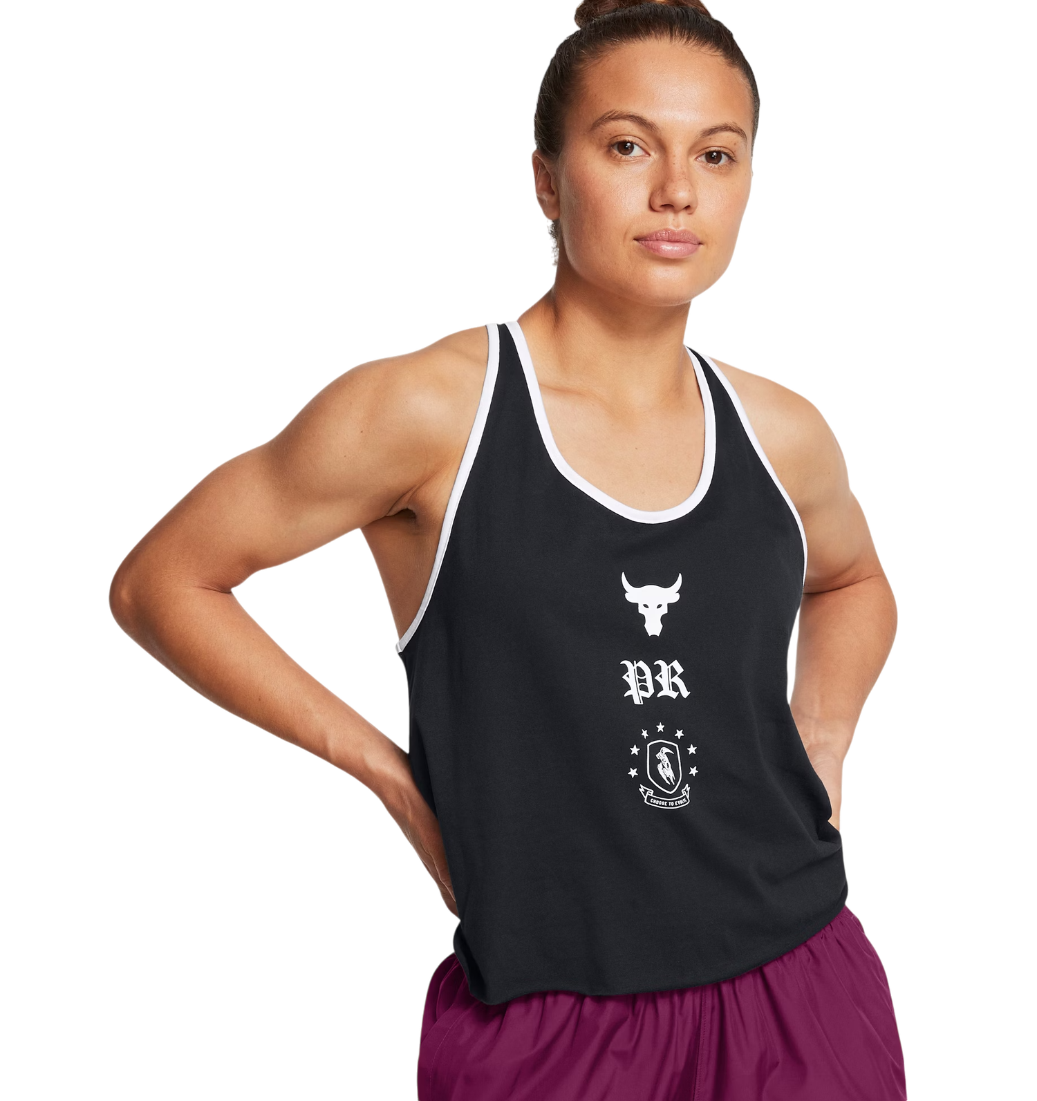 Tielko Under Armour Project Rock Badge Of Honor Tank Top Čierna | 1386439-001, 0