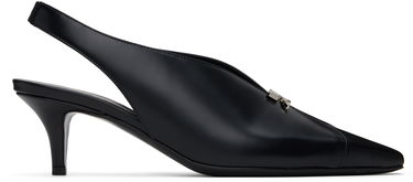 Tenisky a topánky Courrèges Slingback Leather Heels Čierna | 324SPP015CV0033, 0