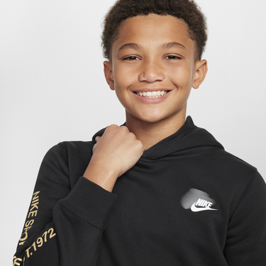 Mikina Nike Nike Sportswear Standard Issue Fleece Hoodie Čierna | HM4339-011, 2
