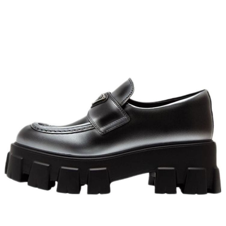 Tenisky a topánky Prada Prada Monolith Brushed Leather Loafers Čierna | 1D649M_3LMH_F0I89_F_B055