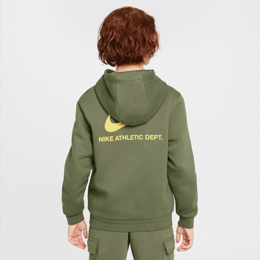 Mikina Nike Nike Sportswear Fleece Hoodie Zelené | HV6965-222, 3