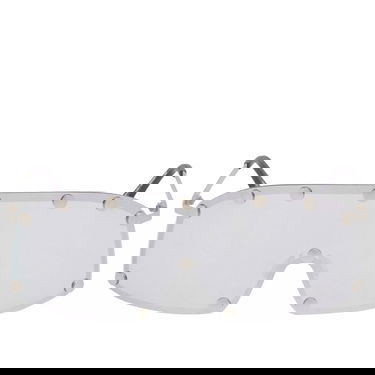Slnečné okuliare Rick Owens Rick Owens Shielding Sunglasses Metalická | RG0000001-GSILV-1818, 2