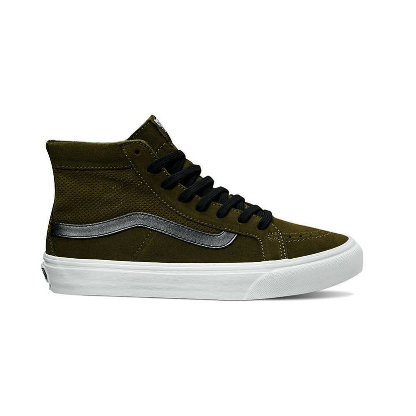 Skateboarding Vans U SK8-HI SLIM CUTOUT (PERF SUE 37 Čierna | 4KZJRG