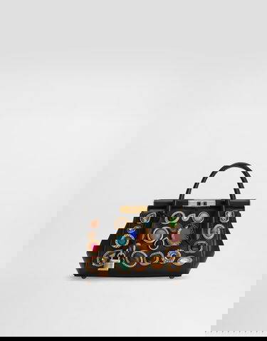 Kabelka Dolce & Gabbana Dolce & Gabbana Mini Marlene Jeweled Handbag Čierna | BB7744AP06681300, 0