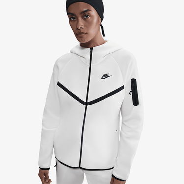 Mikina Nike Tech Fleece Full-Zip Hoodie Biela | HV6747-133, 1