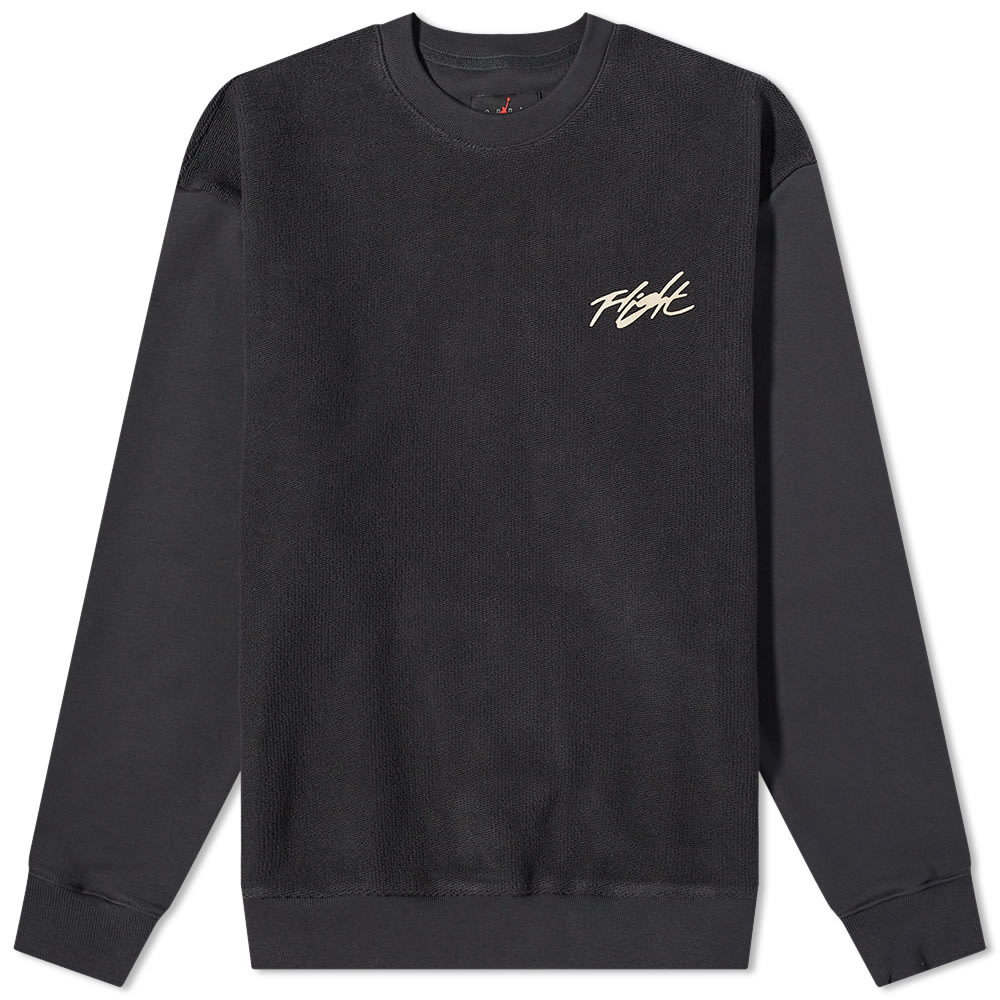 Mikina Jordan Flight Heritage Crew Sweat Čierna | DV1619-045, 0