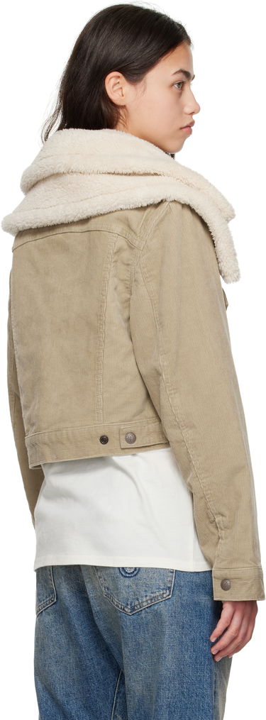 Bunda R13 R13 Sherpa Trucker Jacket Béžová | R13WD181-D333A, 2