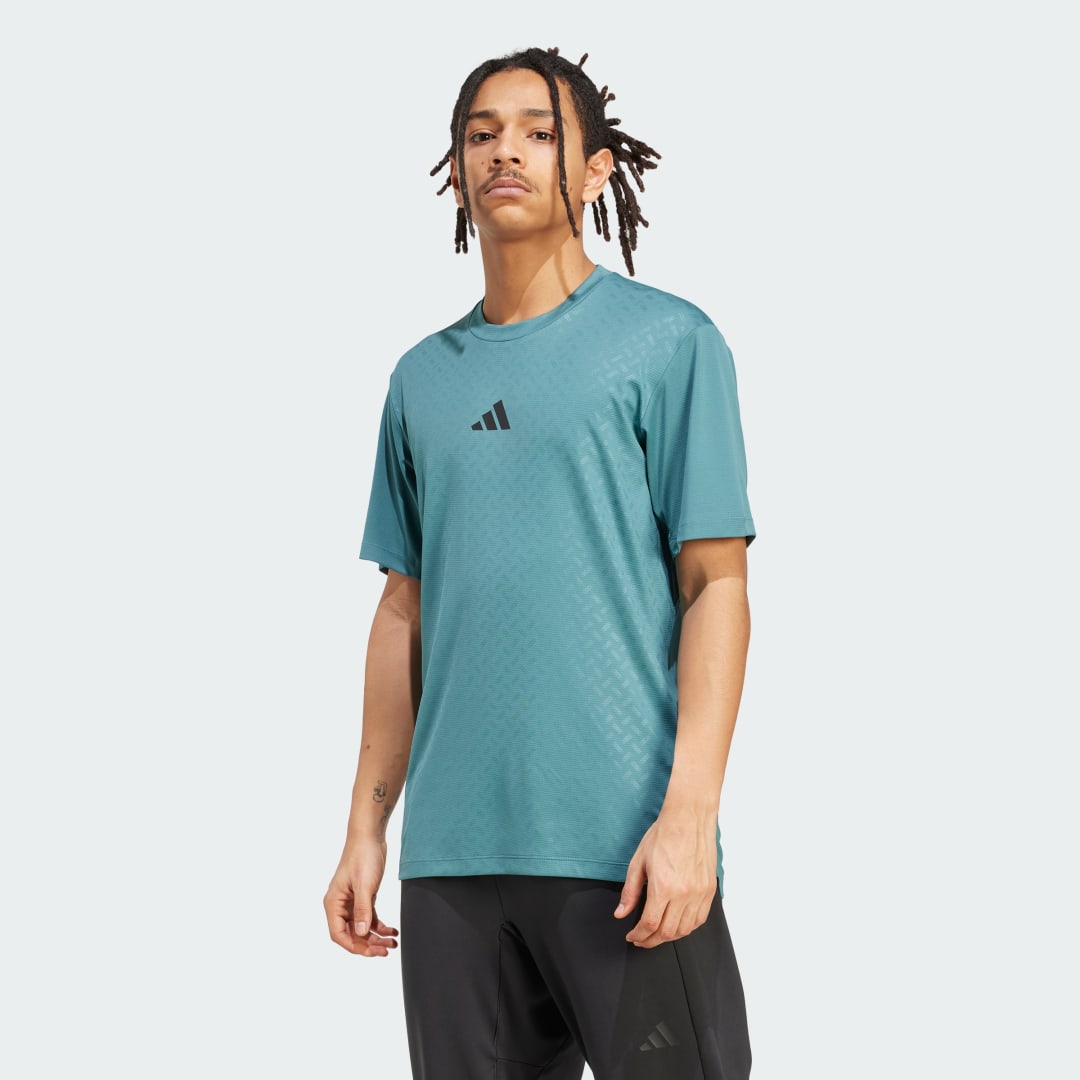 Tričko adidas Performance Power 3-Stripes T-Shirt Zelené | JV9712, 0