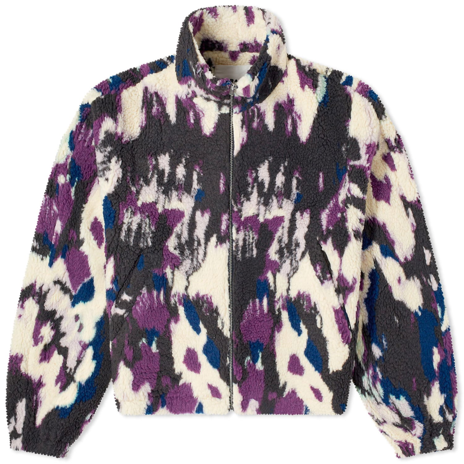 Sveter ISABEL MARANT Mackensy Printed Sweater Fialová | 24PMA0092FA-B1C02E-86PE, 0