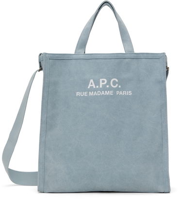 Tote bag A.P.C. Shopping Tote Bag Modrá | COHGV-H61318, 0