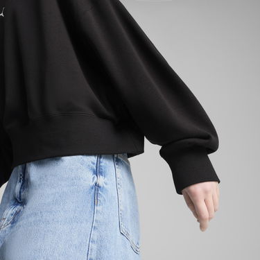 Mikina Puma WARDROBE ESS Oversized Sweatshirt Čierna | 629748_01, 1