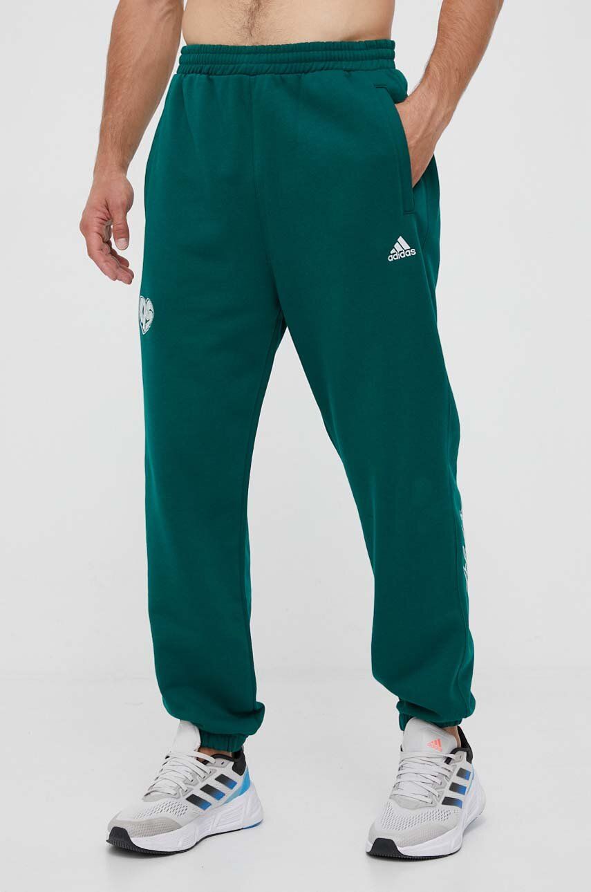Tepláky adidas Originals Scribble Fleece Pants Zelené | IJ6457, 0