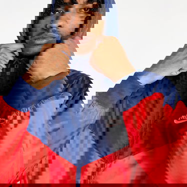 Bunda Nike SPE Woven LND Windrunner Hooded Červená | DA0001-657, 4