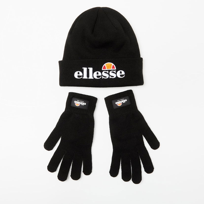 Kulicha Ellesse Velly Beanie & Bubb Gloves Čierna | SAAZ0783-011