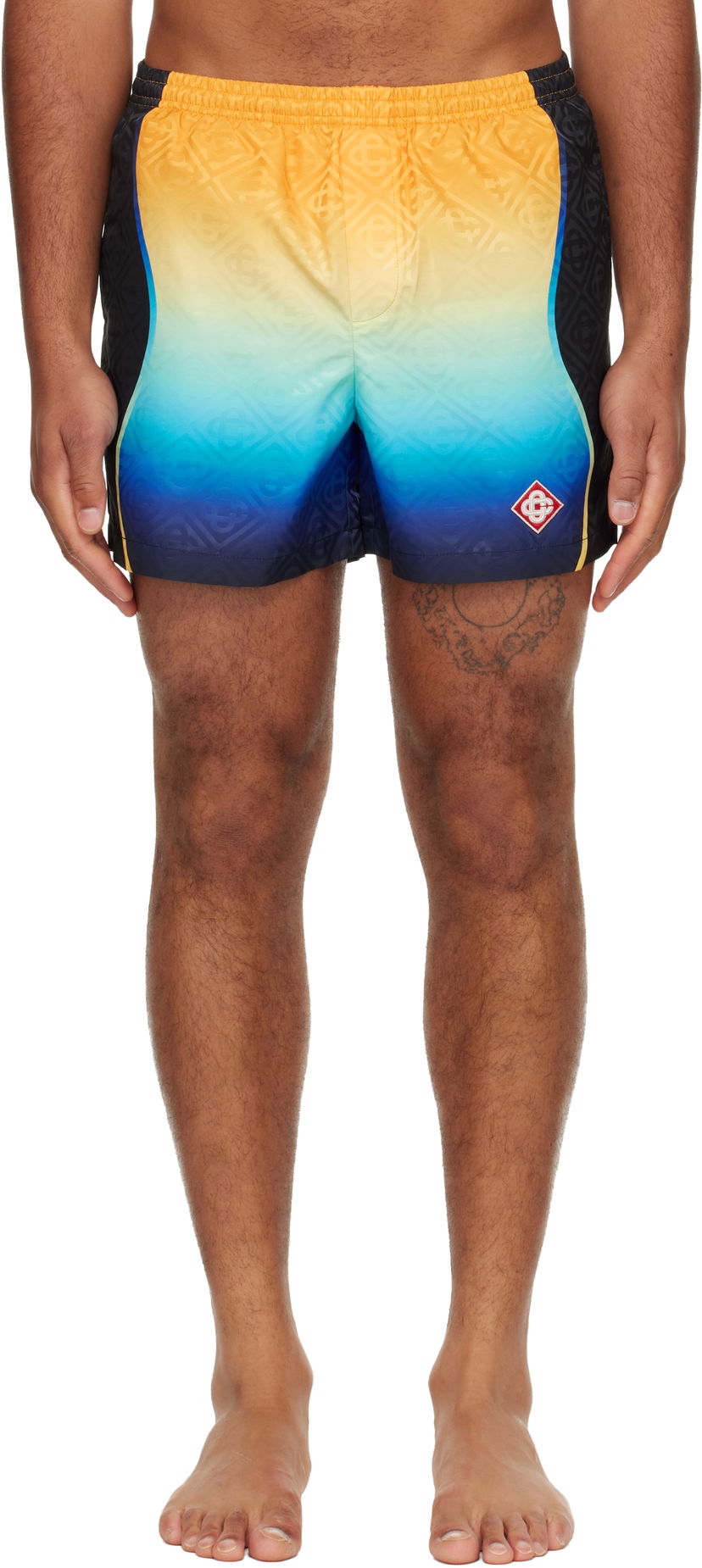Plavky Casablanca Casablanca Multicolor Gradient Jacquard Swim Shorts Rôznofarebný | M-AW25-TR-224-01