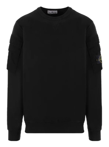 Mikina Stone Island Printed Hooded Sweatshirt Čierna | 791567461-V0029