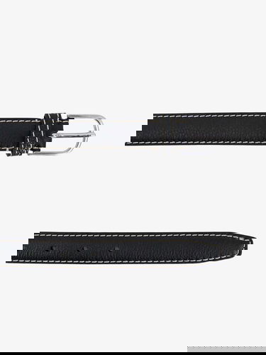 Opasok TOTEME Leather Belt With Contrast Stitching by Čierna | 233812613200, 1