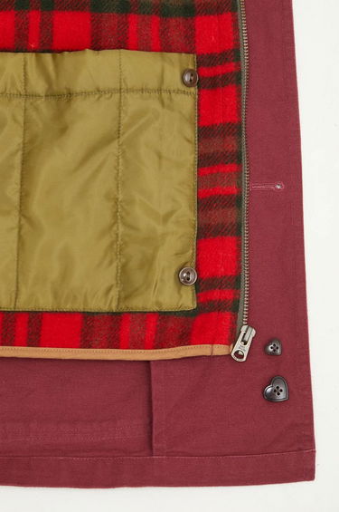 Bunda Human Made Hunting Oversized Jacket Červená | HM28JK030, 4