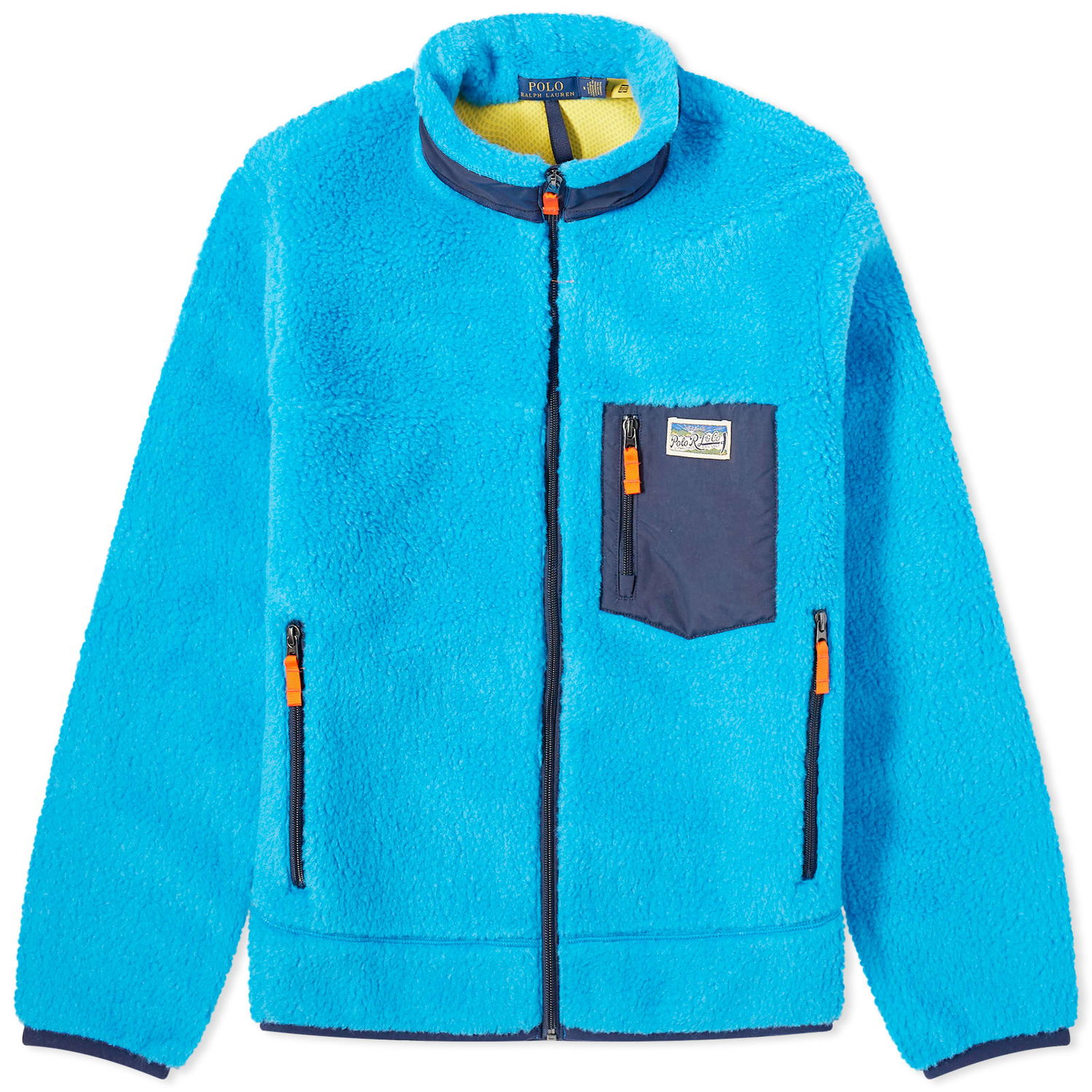 Bunda Polo by Ralph Lauren Hi-Pile Fleece Jacket Modrá | 710920511002, 0