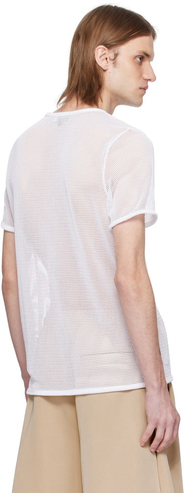 Tričko Lacoste Lacoste Runway Mesh T-Shirt Biela | TH6886, 2
