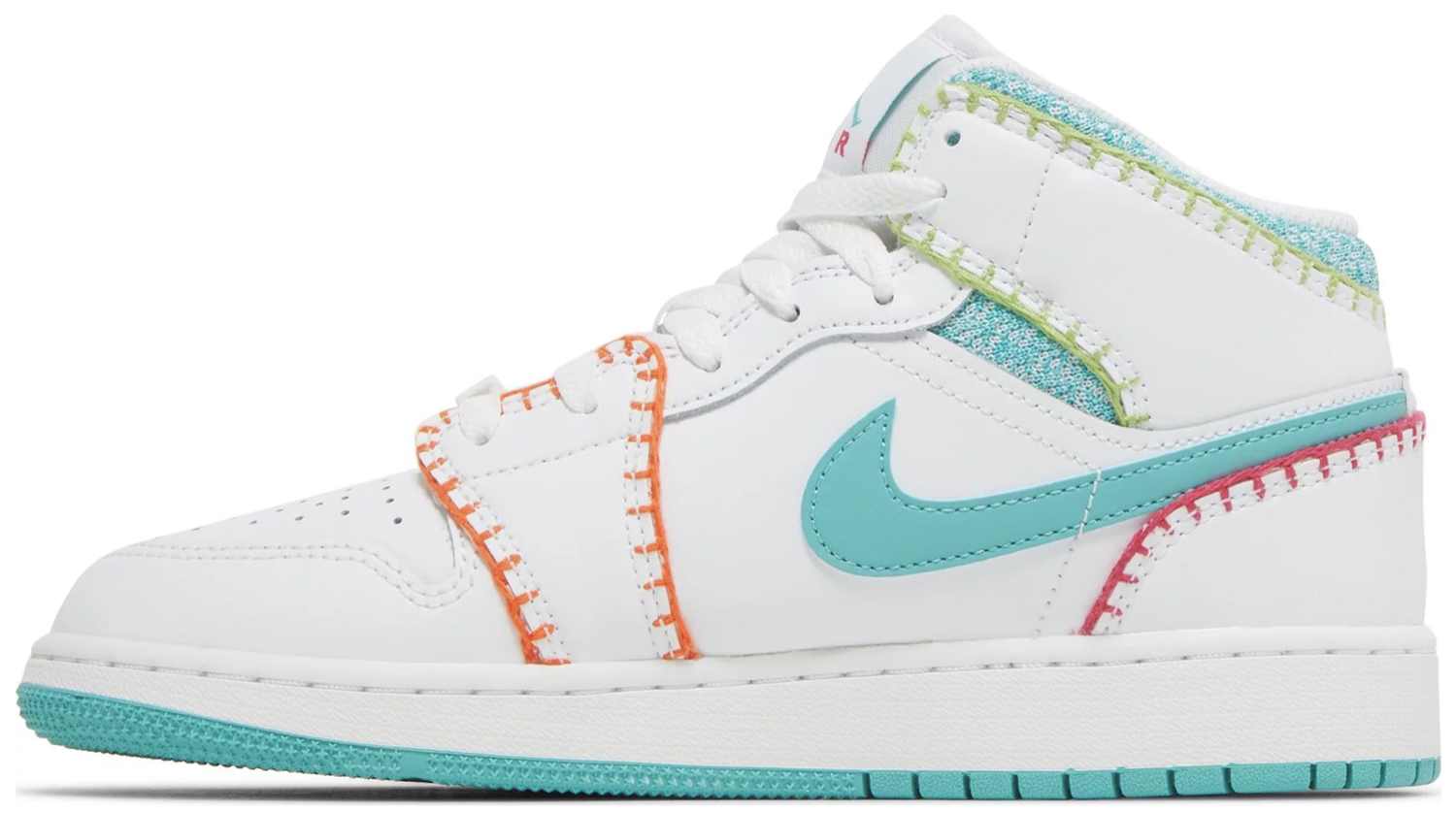Tenisky a topánky Jordan Air Jordan 1 Mid SE "Multi Knit" GS Biela | DM6218-100, 0