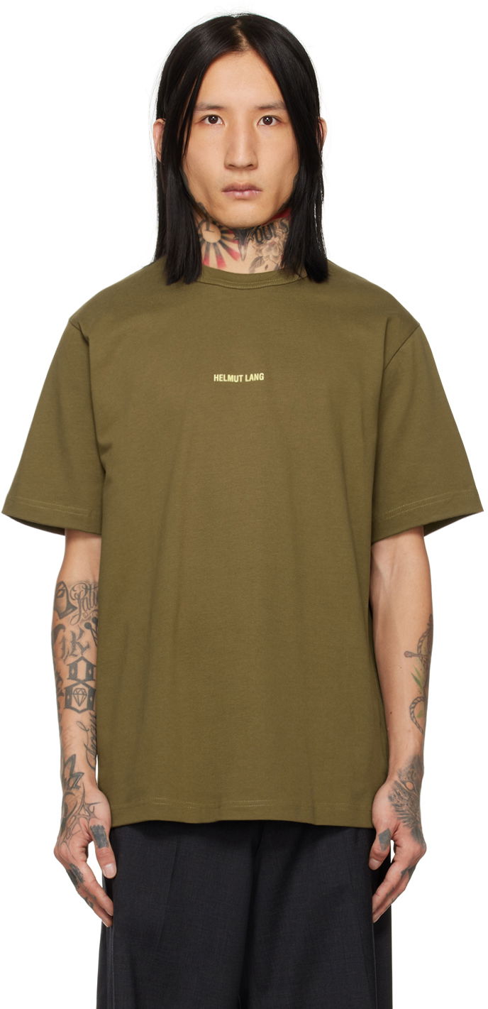 Tričko Helmut Lang Space Graphic T-Shirt Zelené | N09HM526, 0