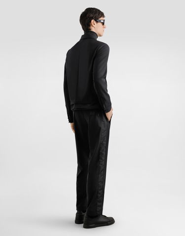 Bunda Dolce & Gabbana Dolce & Gabbana Wool Canvas Jacket Čierna | G9BQZTFURK8N0000, 2