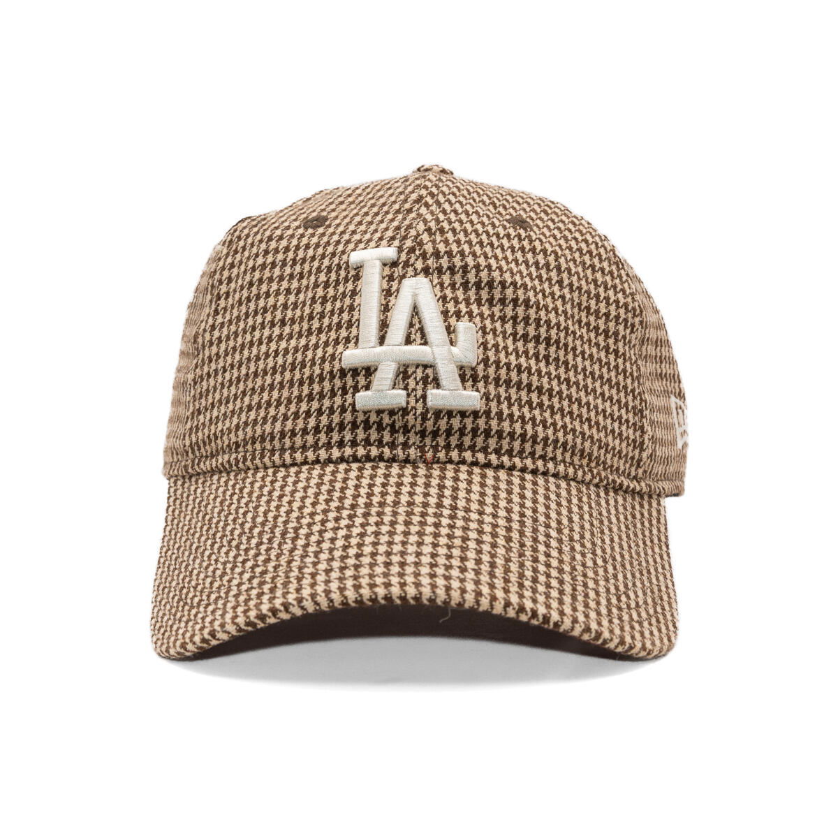 Šiltovka New Era LA Dodgers Houndstooth 9TWENTY Baseball Cap Hnedá | 60691223, 1