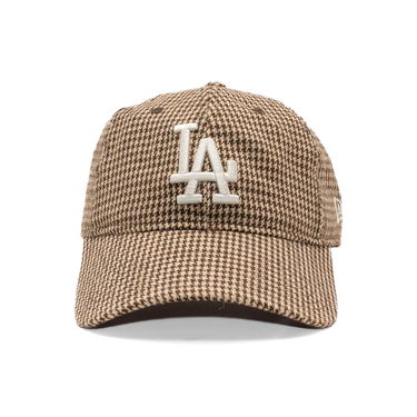 Šiltovka New Era LA Dodgers Houndstooth 9TWENTY Baseball Cap Hnedá | 60691223, 1