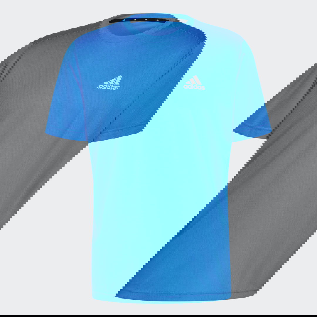 Tričko adidas Performance AEROREADY Designed To Move Sport Tee Modrá | HF7158, 0