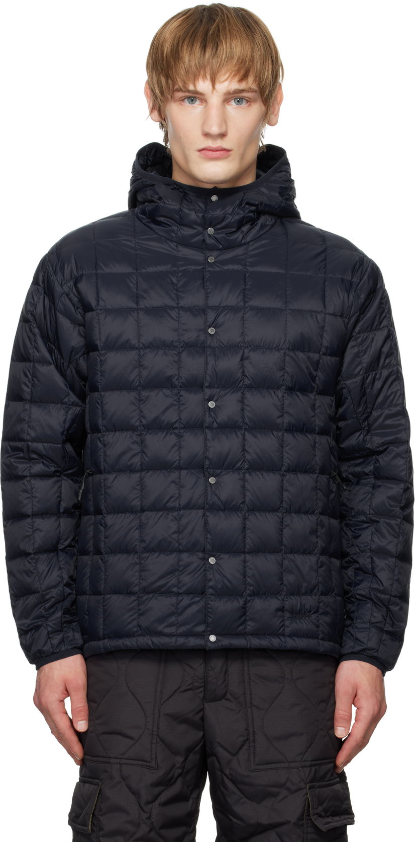 Prešívaná bunda TAION Men's Mountain Light Down Jacket Čierna | TAION-106SBMT-DX