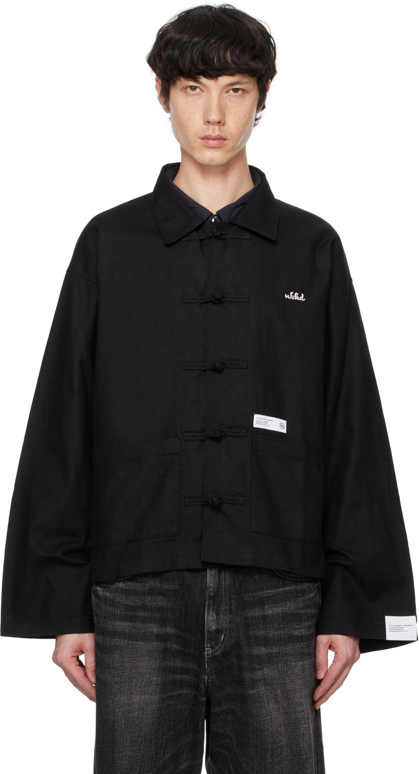 Košeľa Neighborhood Shirt Long Sleeve Čierna | 242AQNH-SHM06