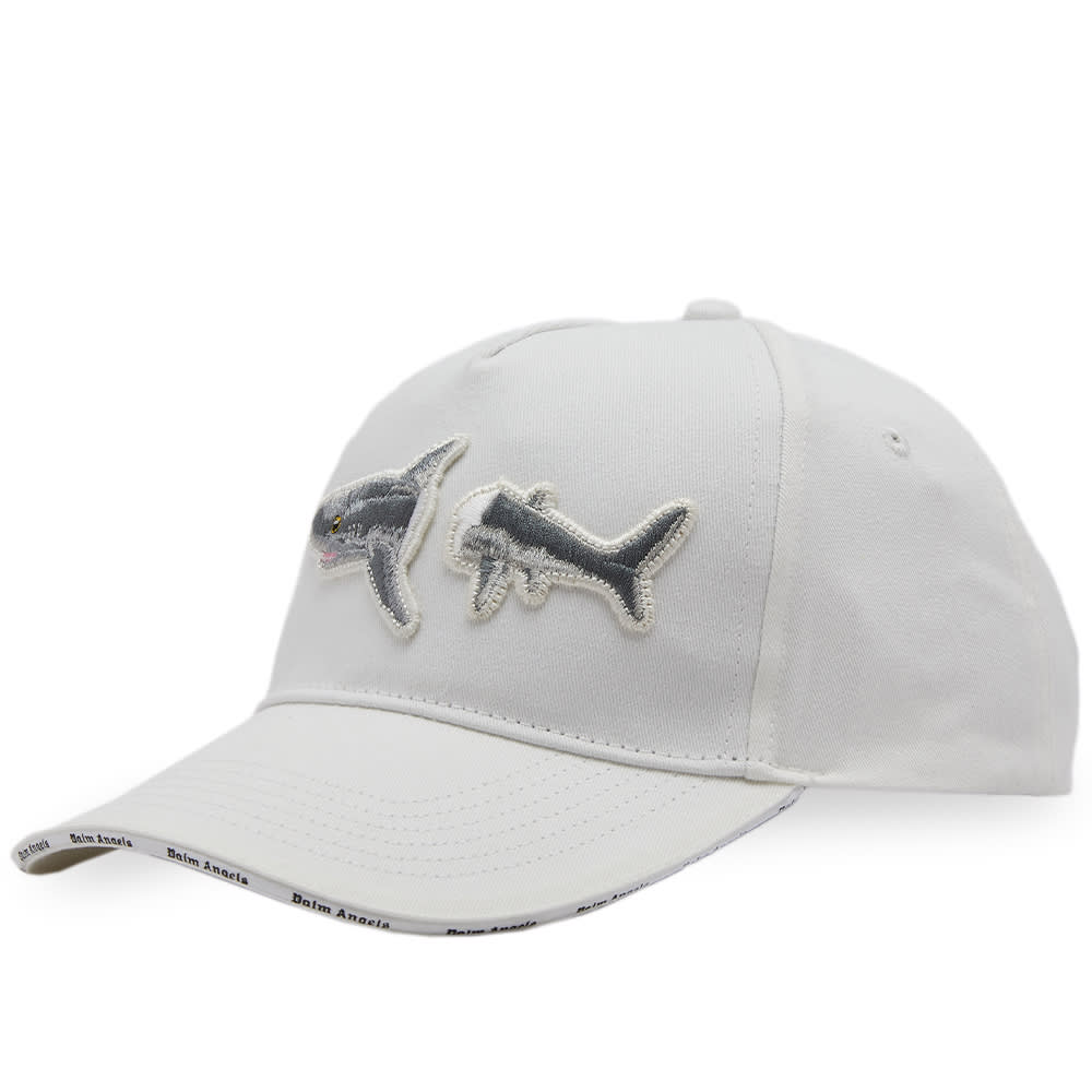 Šiltovka Palm Angels Broken Shark Cap Biela | PMLB054S23FAB0030309, 0