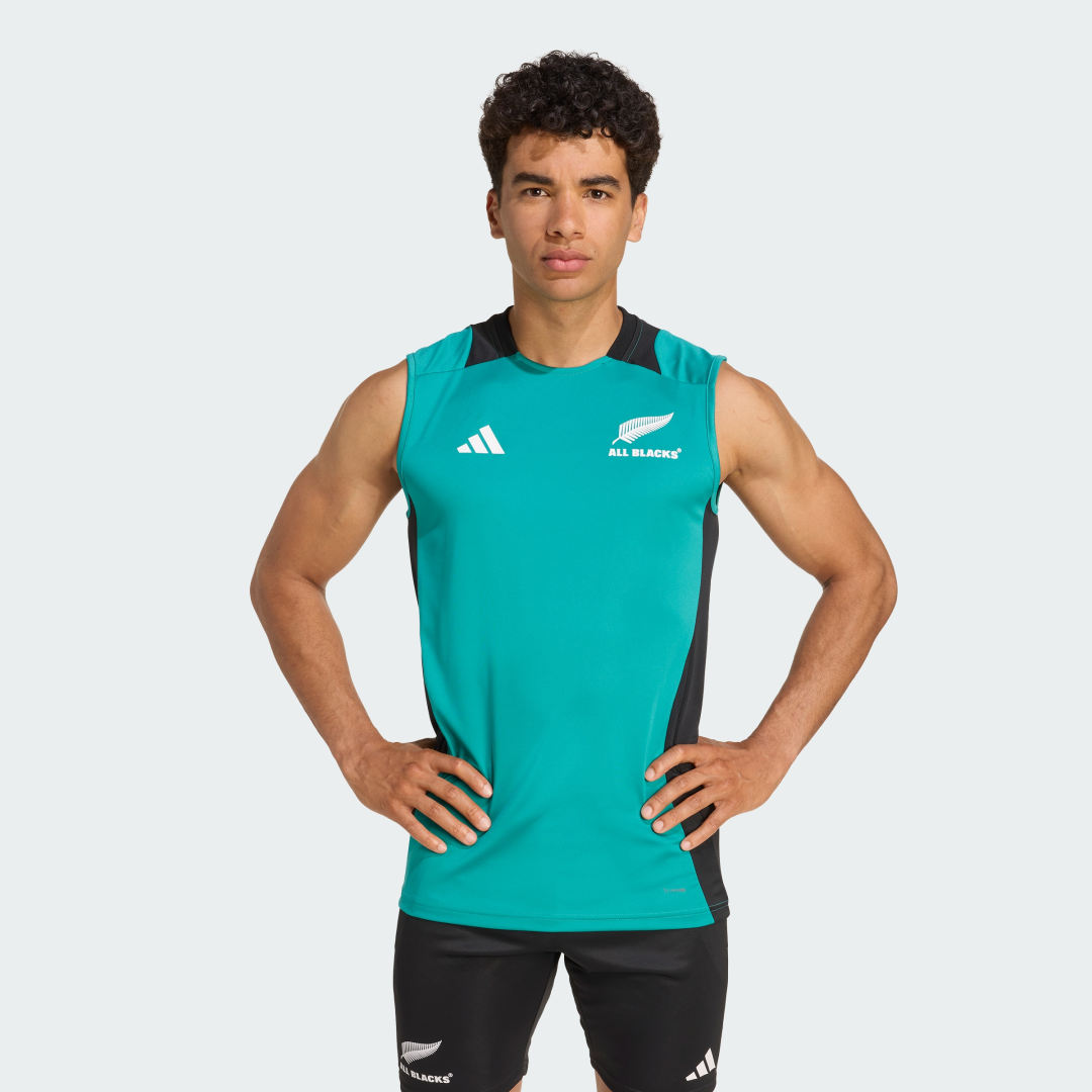 Tielko adidas Performance All Blacks Sleeveless Training Top Tyrkysová | JW9924, 0