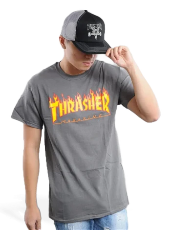 Thrasher Flame Logo Tee 110102