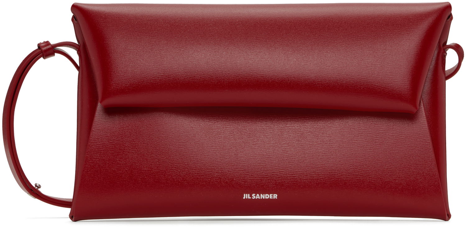 Taška cez rameno Jil Sander Jil Sander Folded Small Crossbody Bag Červená | J07VL0028_P7334, 0