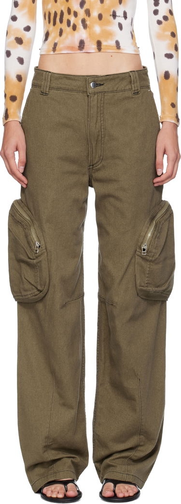 Cargo nohavice Eckhaus Latta Eckhaus Latta Cargo Pants Zelené | 1410-EL-PF25-E -, 0