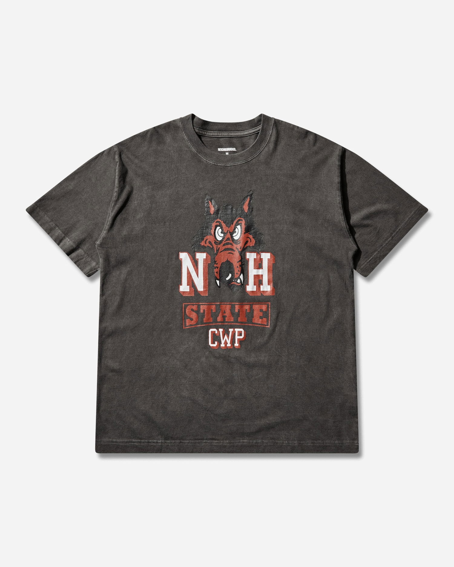 Tričko Neighborhood Wolf Head N H STATE CWP Graphic T-Shirt Šedá | 252PCNH-ST15 BLACK, 1