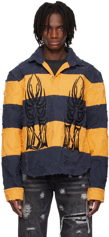 Polo tričko Who Decides War Who Decides War Winged Rugby Polo Navy | 1110590010SS25, 0