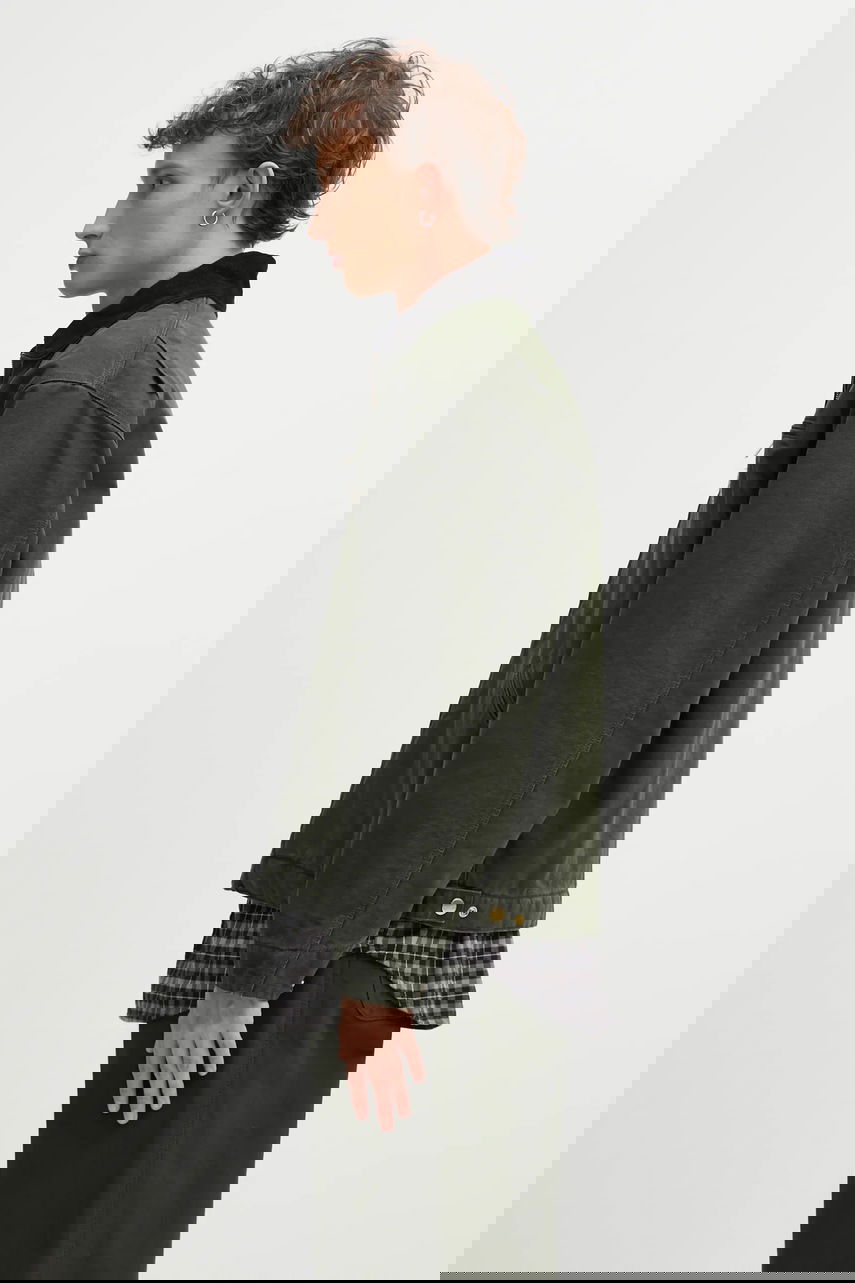 Bunda Carhartt WIP Cotton Transitional Oversize OG Detroit Jacket Zelené | I035614.3CM4O, 1