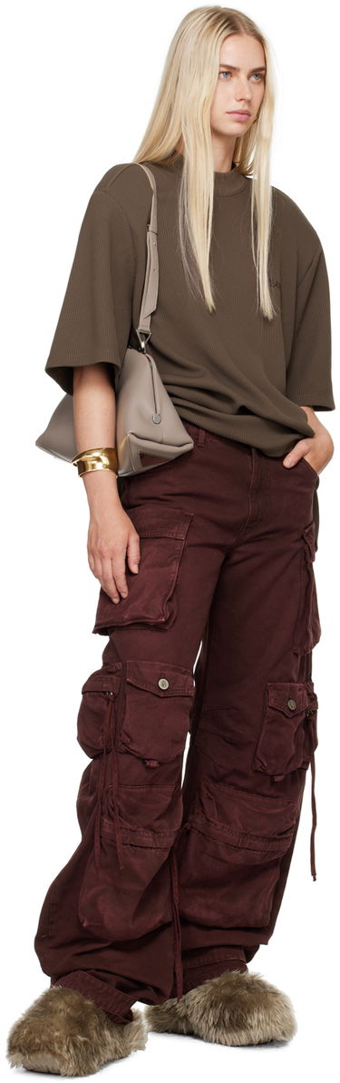 Kabelka The Attico The Attico Day Off Shoulder Bag Šedá | 247WAH49 L001, 3