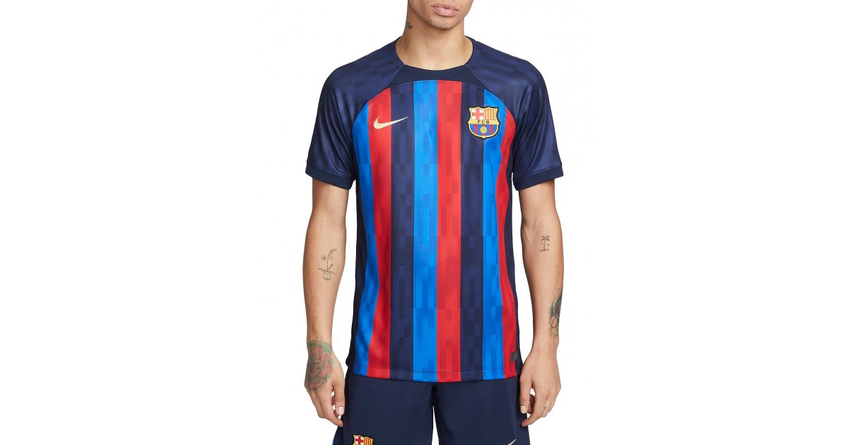 Dres Nike FC Barcelona Stadium 2022/23 Soccer Jersey Modrá | dm1840-452, 1