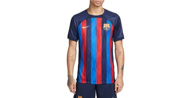 Dres Nike FC Barcelona Stadium 2022/23 Soccer Jersey Modrá | dm1840-452, 1